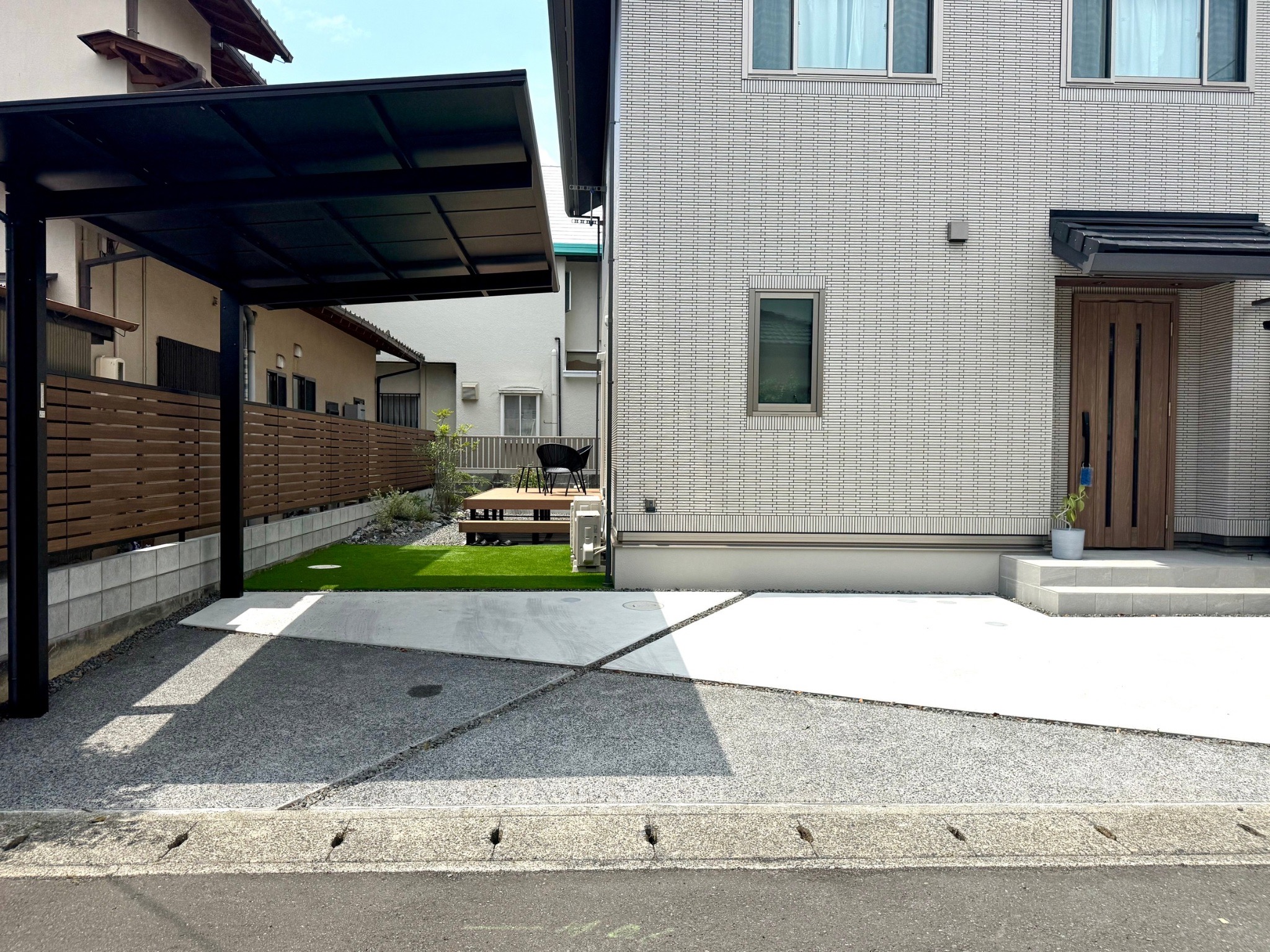 静岡市葵区の新築外構が完工致しました!