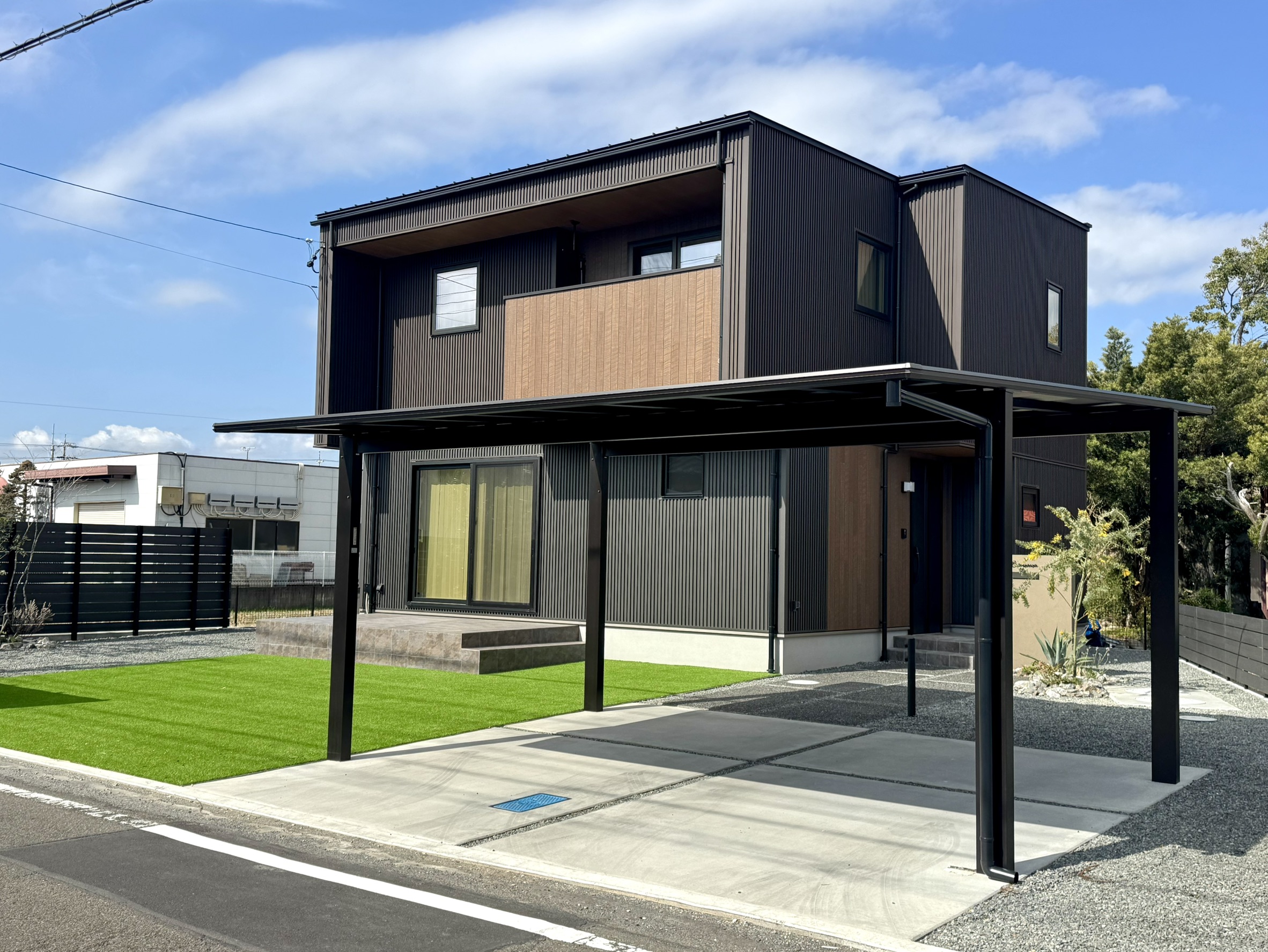 焼津市H様邸、新築外構が完工いたしました！